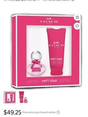 Coach Poppy Crush Eau De Parfum 2-Pc Gift Set Perfume Set NWT